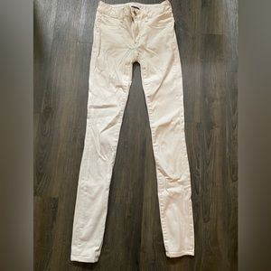 Extra Long America Eagle White Skinny Jeans